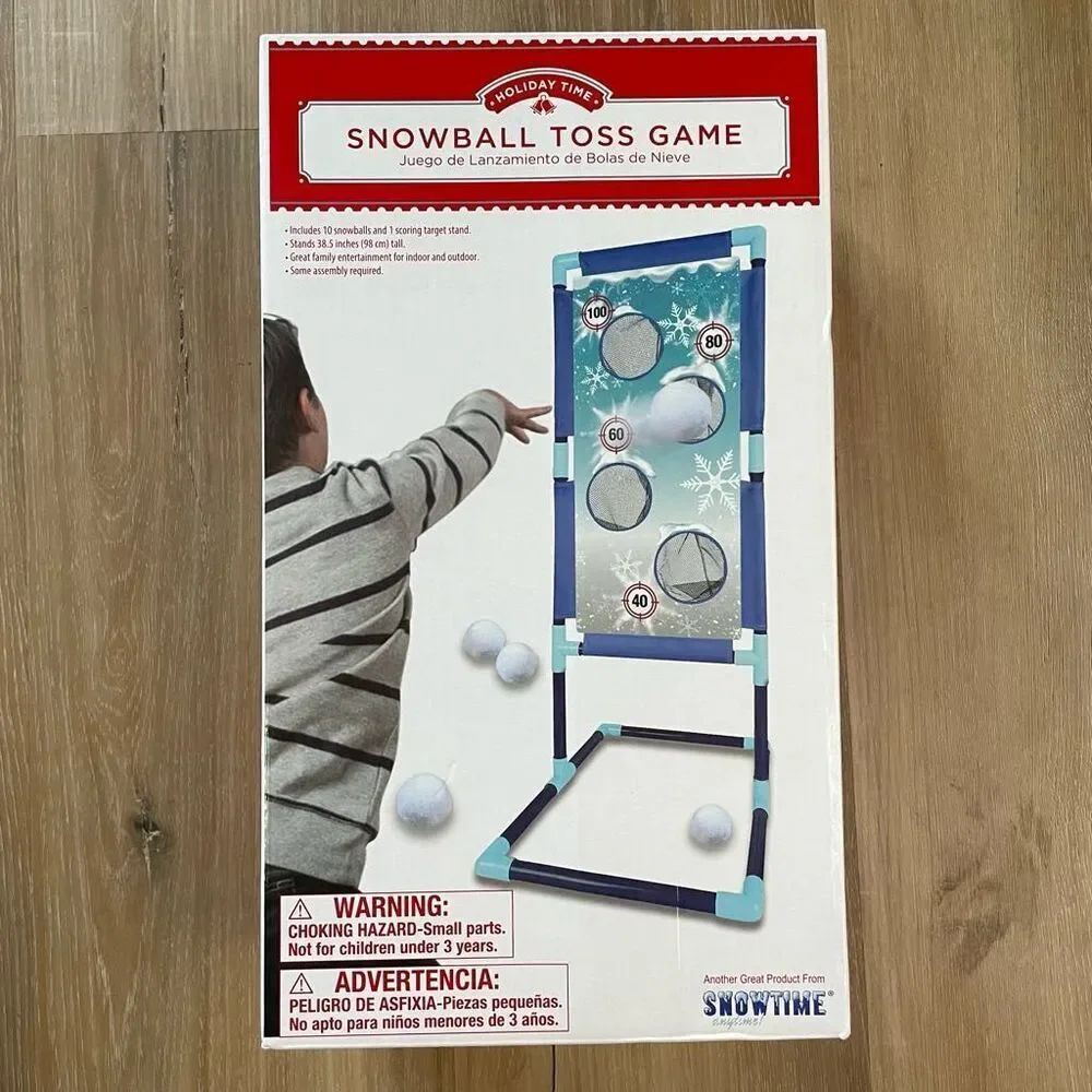 Snowball Toss Game Holiday Time New In Box